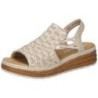 Rieker Keilsandale Damen beige|beige
