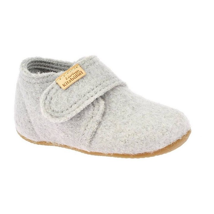 Living Kitzbühel Living Kitzbühel Babyklettschuh unifarben Hellgrau Slipper