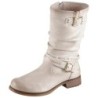 Mustang Shoes Winterstiefel, Stiefelette, Winterboots mit Zierschnallen am slouchy Schaft