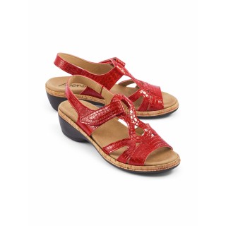 City-Sandale Keilabsatz