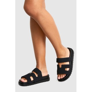 Slides Mit Cut-Out Detail - Black - 36, Black
