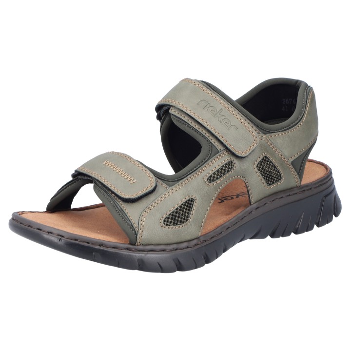 Rieker Sandale, Sommerschuh, Klettschuh, Outdoorsandale, in Trekking-Optik