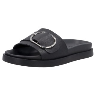 RIEKER Sport Pantolette, Sommerschuh, Strandschuh, Urlaubschuh, Hausschuh mit Zierschnalle