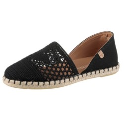 VERBENAS Espadrille »Carmen Crochet-Lino Paris«, Slipper, Sommerschuh, Strandschuh im Häkel-Look