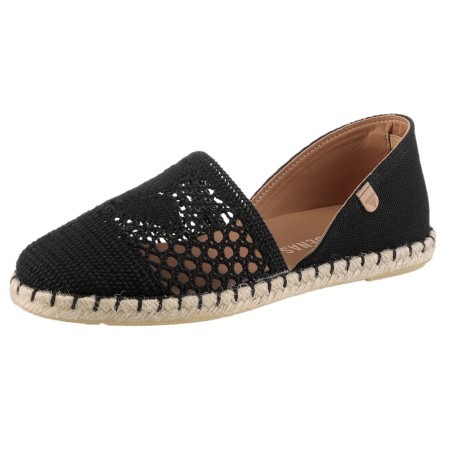 VERBENAS Espadrille »Carmen Crochet-Lino Paris«, Slipper, Sommerschuh, Strandschuh im Häkel-Look