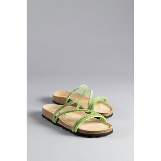 Aniston SHOES Pantolette, Sommerschuh, Strandschuh, Glitzersteine - NEUE KOLLEKTION