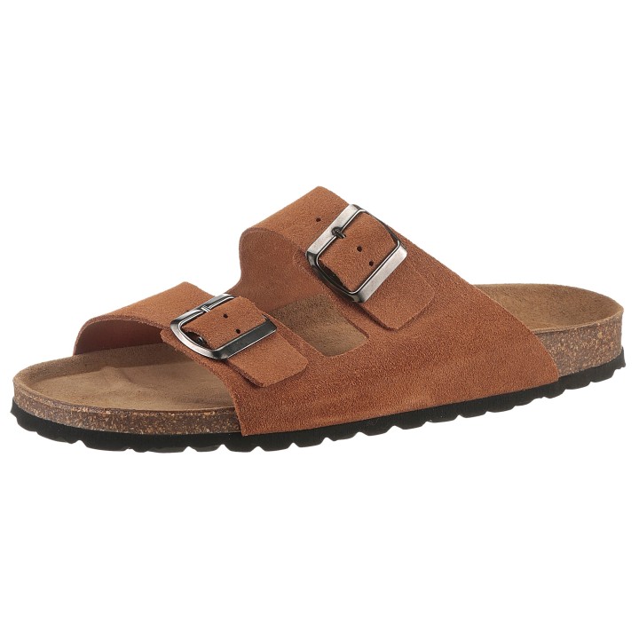 Man's World Pantolette, Schlappen, Sommerschuh, Hausschuh mit vorgeformtem Fußbett