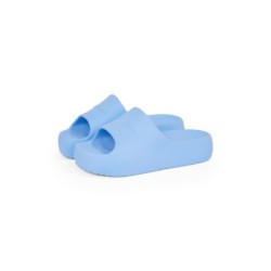 Tommy Jeans Pantolette »TJW CHUNKY POOL SLIDE ESS«, Plateau, Sommerschuh, Schlupfschuh, Bequemschuh, Logoschriftzug