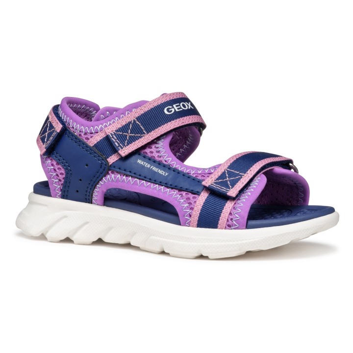 Geox Sandale »J SANDAL AIRADYUM GI«, Trekking Sandale, Klettschuh mit wasserfreundlicher Ausstattung