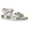 Geox Sandale »J ADRIEL GIRL«, Konfirmationsschuh, Kommunionschuh, Klettschuh mit dezentem Schimmer