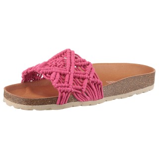 VERBENAS Pantoffel »Raga Knots Digital«, Sommerschuh, Schlappen, Hausschuh in gehäkeltem Look