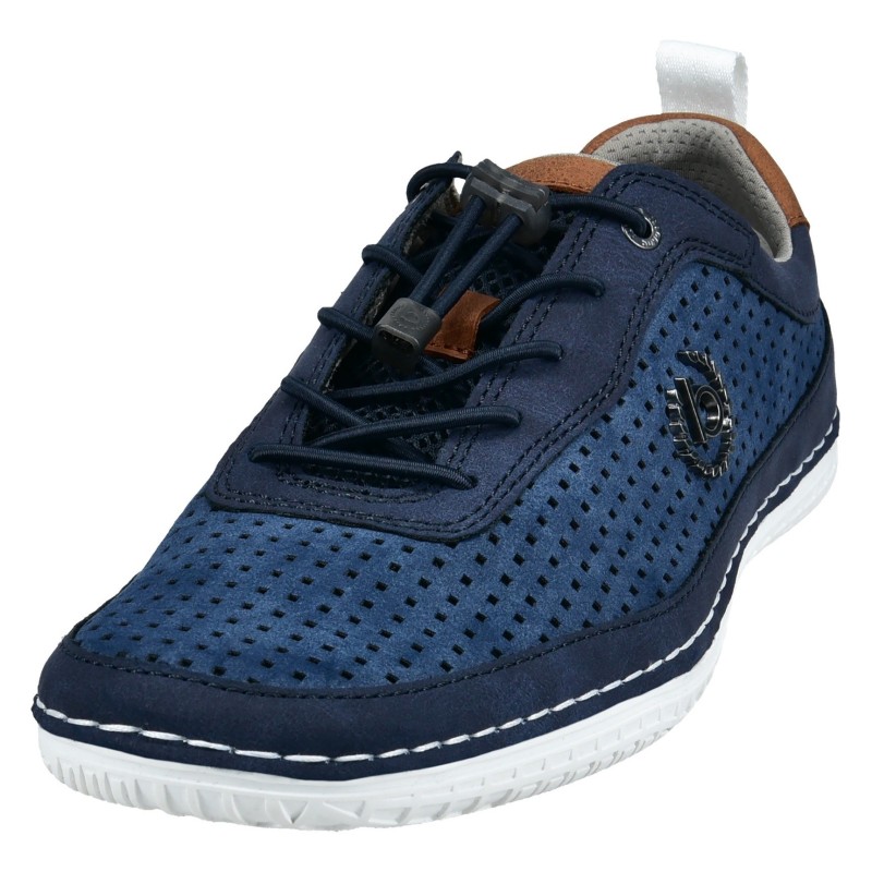 bugatti Slip-On Sneaker, Freizeitschuh, Halbschuh, Slipper mit Lochmuster