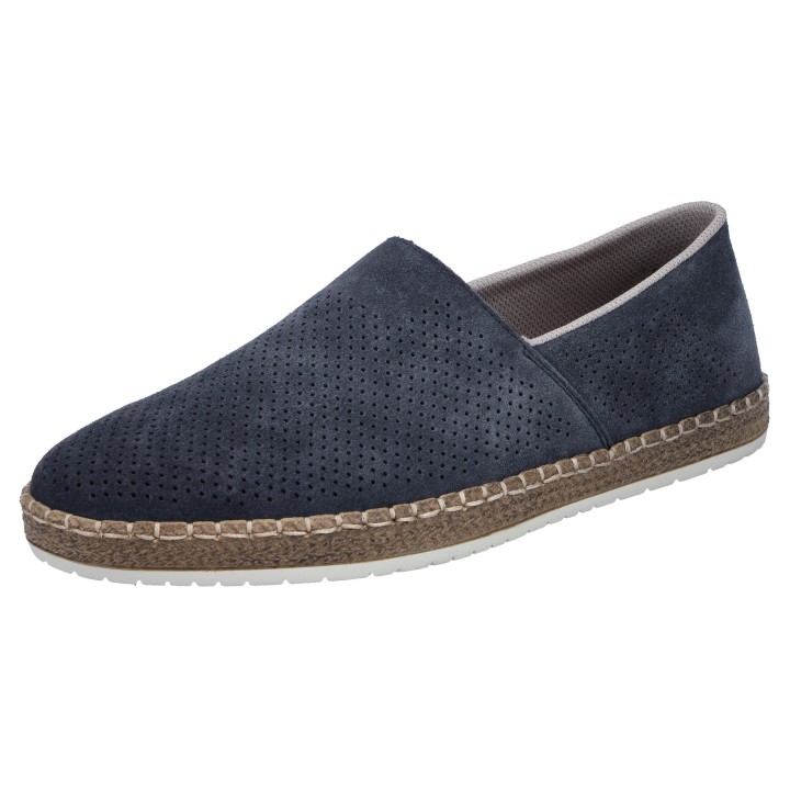 Rieker Slipper, Schlupfschuh, Casual-Slipper, Mokassin mit Perforation