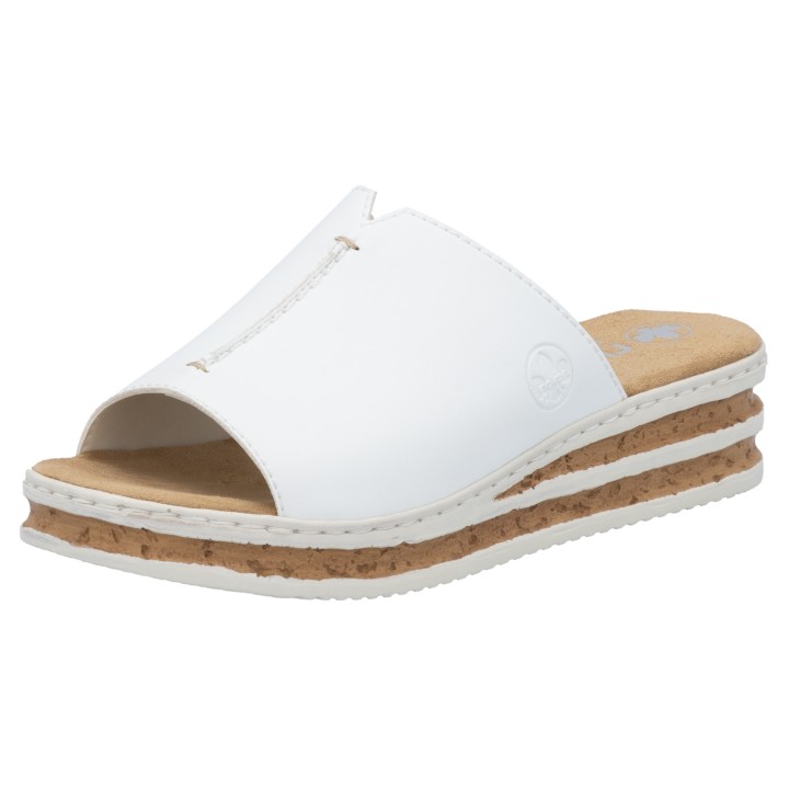 Rieker Keilpantolette, Sommerschuh, Hausschuh, Keilabsatz, zum Schlupfen