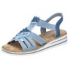 Rieker Keilsandalette, Sommerschuh, Sandale, Plateau, Urlaubschuh mit seitlichen Gummizügen