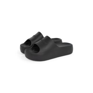 Tommy Jeans Pantolette »TJW CHUNKY POOL SLIDE ESS«, Plateau, Sommerschuh, Schlupfschuh, Bequemschuh, Logoschriftzug