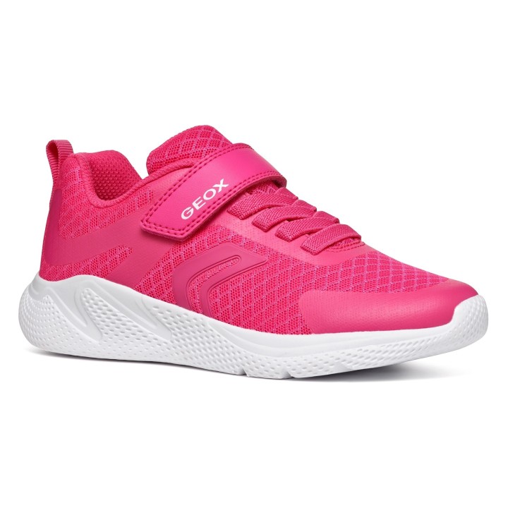 Geox Sneaker »J SPRINTYE GIRL«, Freizeitschuh, Schlupfschuh mit Klettverschluss