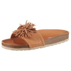 VERBENAS Pantolette »Reina Ecobrush«, Sommerschuh, Schlappen, Strandschuh für den Sommer