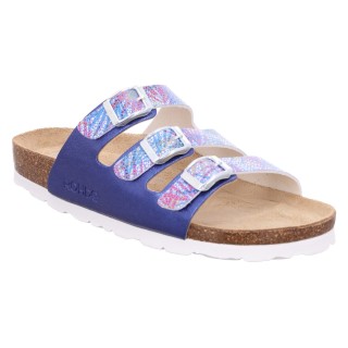 Rohde Pantolette »ALBA«, Sommerschuh, Hausschuh, Strandschuh, Schlappen mit drei Schnallen