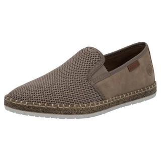 Rieker Espadrille Slipper, Strandschuh, Sommerschuh mit Stretcheinsätzen