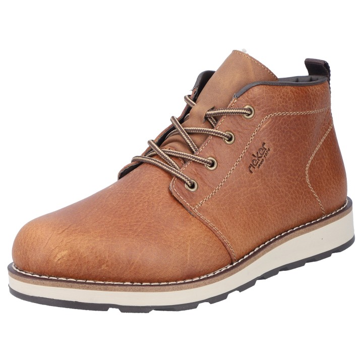 Rieker Winterboots, Schnürboots, Casual-Stiefelette mit Innenreißverschluss, Warmfutter