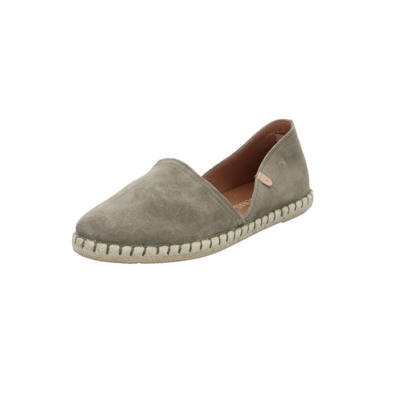 VERBENAS CARMEN SERRAJE KAKI Slipper Nein