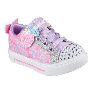 Skechers TWINKLE SPARKS LIGHTS Lauflernschuh, Sneaker,Blink,-Klettschuh mit Glitzer, Größenschablone zum Download