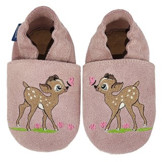 Beck Krabbelschuh Flecki Krabbelschuh Rutschfeste Rauledersohle für sicheren Halt