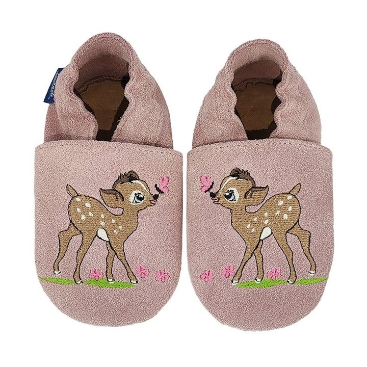 Beck Krabbelschuh Flecki Krabbelschuh Rutschfeste Rauledersohle für sicheren Halt