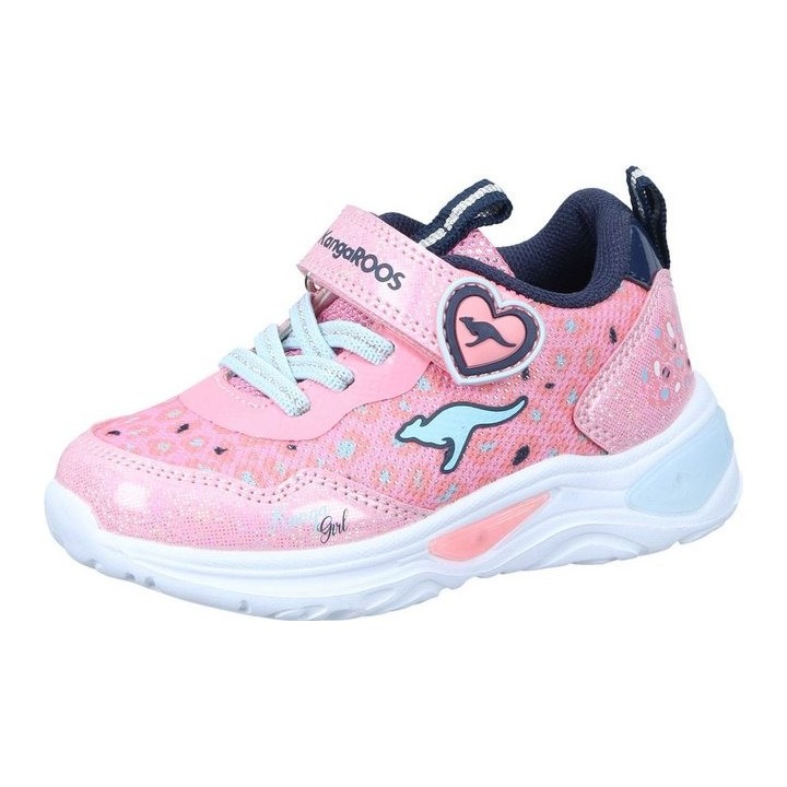 KangaROOS Klettschuhe Schnürschuh aus strapazierfähigem Synthetik