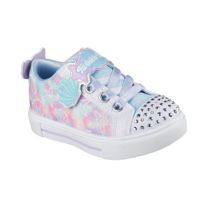 Skechers TWINKLE SPARKS LIGHTS Lauflernschuh, Sneaker,Blink,-Klettschuh mit Glitzer, Größenschablone zum Download