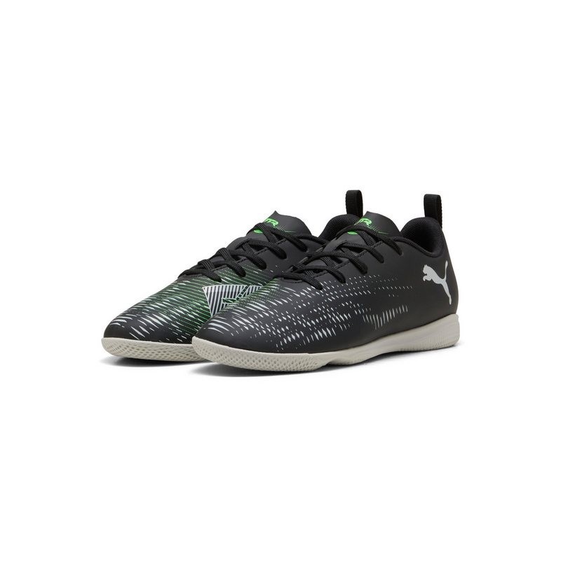 PUMA FUTURE 8 PLAY IT Jr PUMA BLACK-COOL LIGHT GRAY-FLU Hallenschuh