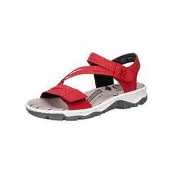 Rieker Trekkingsandale Damen rot|rot|rot|rot|rot|rot