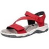 Rieker Trekkingsandale Damen rot|rot|rot|rot|rot|rot