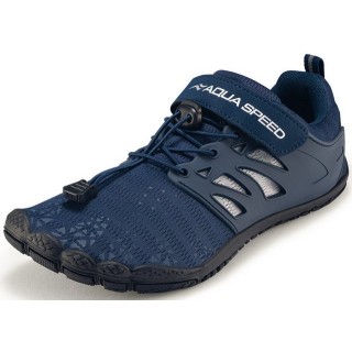 Aqua Speed Taipan Strandschuhe Gr. 40 – Navy mit Mikrofaserhandtuch Wasserschuh (Strandschuhe mit Profilsohle – sicher bei Nä
