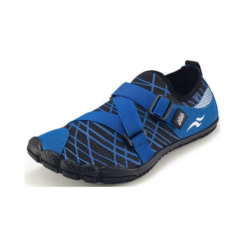Aqua Speed Tortuga Schwimmschuhe Gr. 38 – Blau + Handtuch im Set Wasserschuh (Wasserschuhe mit griffiger Sohle – ideal für SU