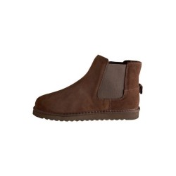 Next Hausstiefel aus Veloursleder Hausschuh (1-tlg)
