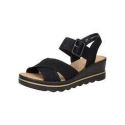 Rieker Keilsandale Damen schwarz|schwarz|schwarz|schwarz|schwarz|schwarz|schwarz|schwarz