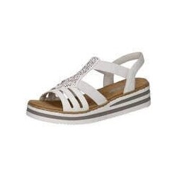 Rieker Keilsandale Damen weiß|weiß|weiß|weiß|weiß|weiß|weiß|weiß