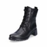 Schnürstiefel - schwarz 7,5