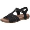 Rieker Sandale Damen schwarz|schwarz|schwarz|schwarz|schwarz|schwarz|schwarz|schwarz