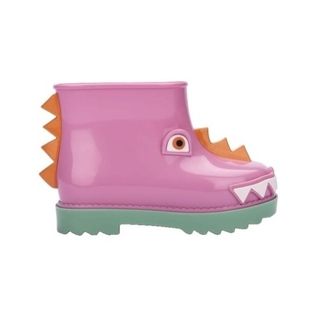 Melissa  Stiefel MINI  Rain Boot+Fábula B - Green/Pink