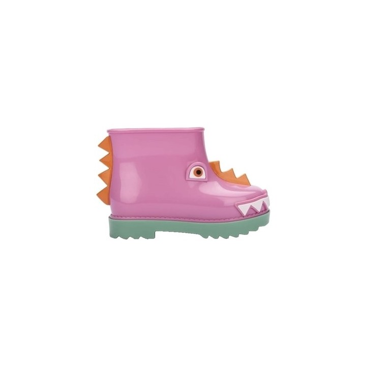 Melissa  Stiefel MINI  Rain Boot+Fábula B - Green/Pink