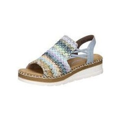 Rieker Keilsandale Damen blau|blau