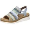 Rieker Keilsandale Damen blau|blau