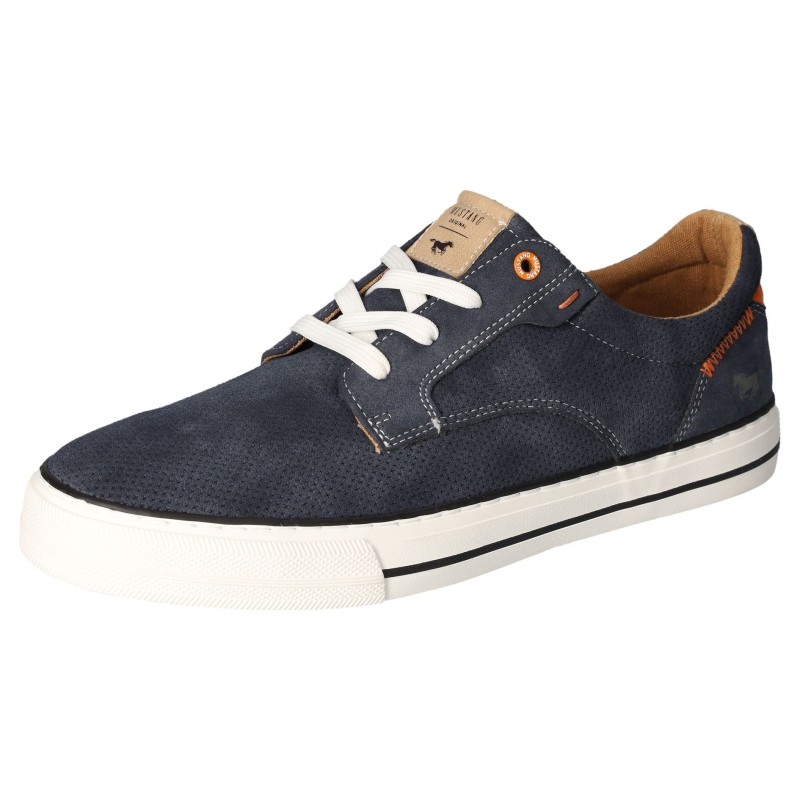 Mustang Shoes Sneaker, Freizeitschuh, Halbschuh, Schnürschuh mit Ziernaht