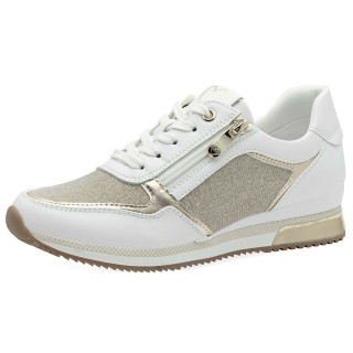 Damen Low Sneaker Low Top 2-23713-41 Weiß 137 White Gold Tex... 42