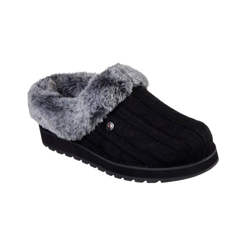 Skechers KEEPSAKES - ICE ANGEL Pantoffel Hausschuh in Strick-Optik