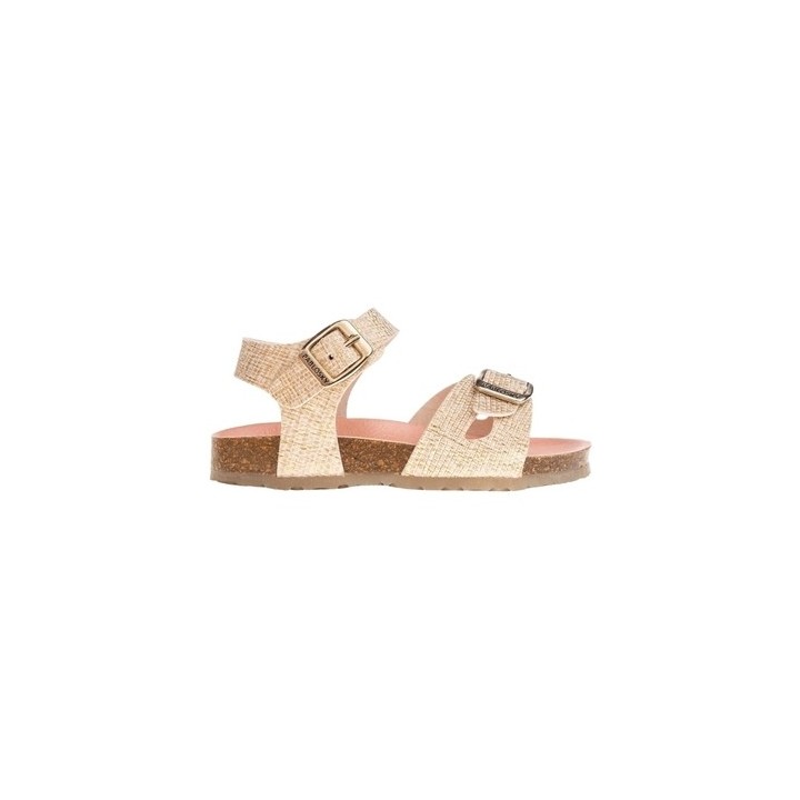 Pablosky  Sandalen Bio Rafia Kids Sandals 439933 - Beig-Oro