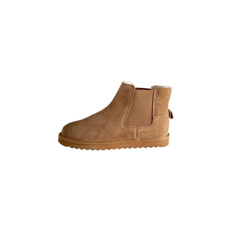 Next Hausstiefel aus Veloursleder Hausschuh (1-tlg)